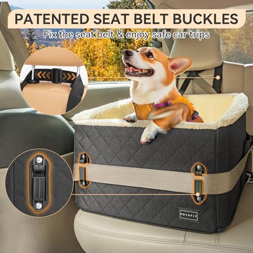 Dog Car Seats for Small Dogs (Black)