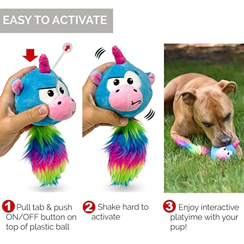 Doggie Pal Unicorn Interactive Plush Dog Toy (Unicorn / Full Unit)