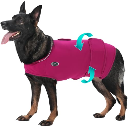 Dog Anxiety Vest (Medium / Rose Red)
