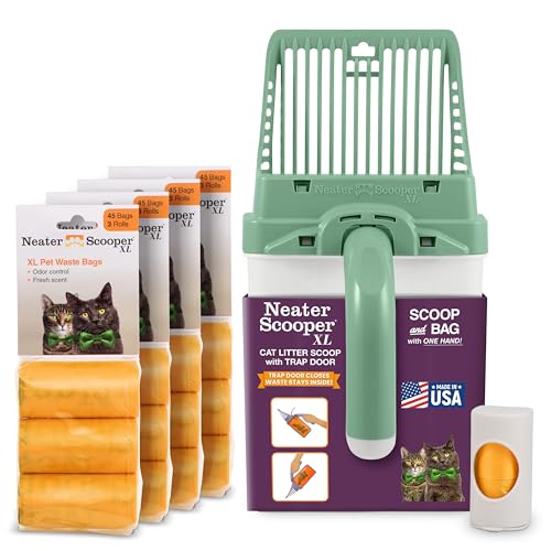 Neater Scooper XL Cat Litter Scoop (Green / XL - 195 Bags)