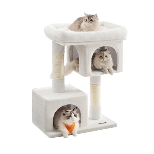 Cat Tree 33.1 (L (23.6"L x 15.7"W x 33.1"H) / Cream White)