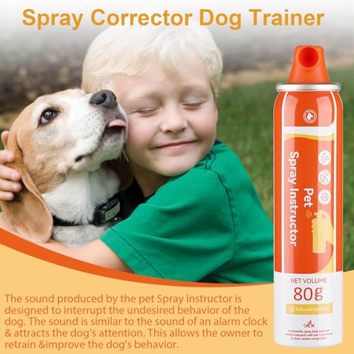 Corrector Dog Trainer Spray 80ml 6 Pack Dog Corrector to Stops Dog Fights (orange-6PP)