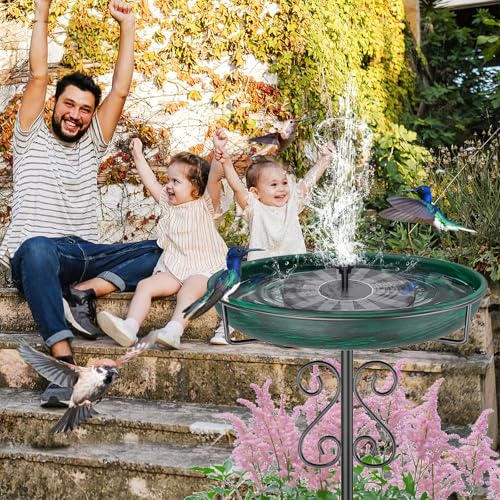 Bird Bath for Outside (Vintage Green)