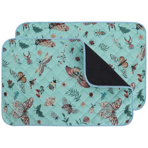 Washable Pee Pads for Dogs (Blue / 48x36 inch - 2pcs)