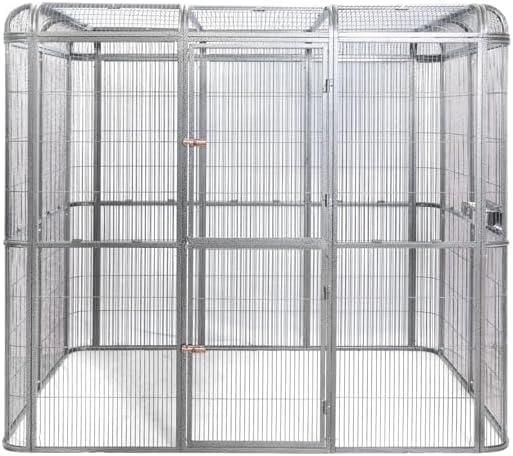 Walk in Bird Aviary Cage Parrot Macaw Reptile Dog H79xW86xD62 Flight Cage