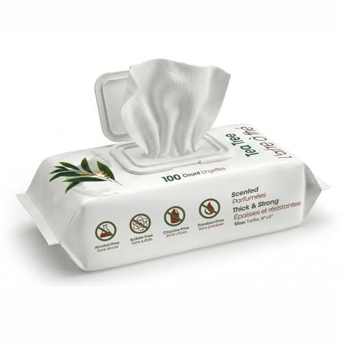 Cleaning Dog Wipes (Cleansing Tea Tree / 100 Count)