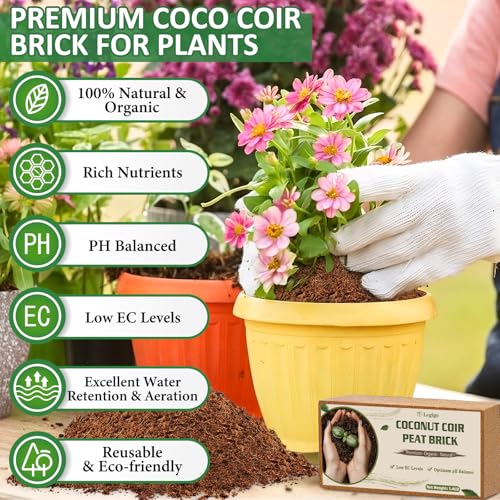 2 Pack Coco Coir Bricks for Plants (2 Pack)