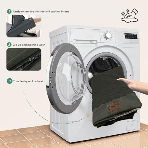 Orthopedic Dog Bed for Extra Large Dogs (Dark Green / 53.0"L x 42.0"W x 8.5"Th)