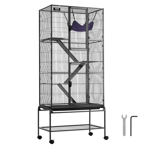 69" Rolling Metal Ferret Cage (29.7"L x 17.9"W x 69.1"H)