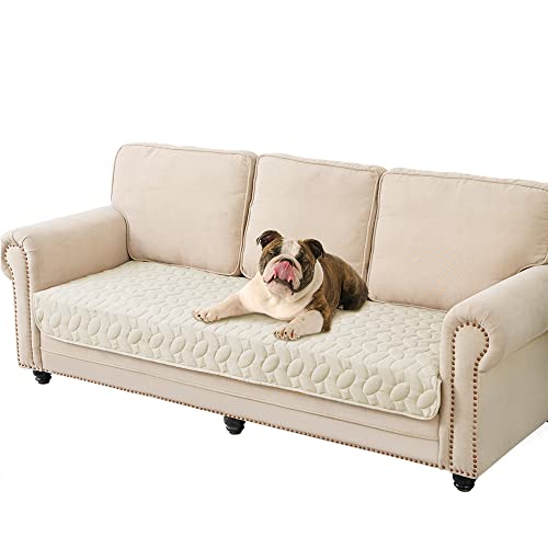 Pet Bed Cover Dog Bed Blanket for Sofa and Furniture Waterproof New Pattern Design (30x70 Inch (Pack of 1) / Ivory)