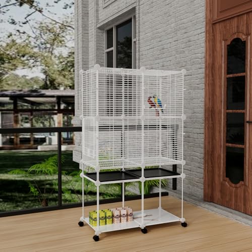 Large Flight Bird Cage (27.56"L x 13.78"W x 47.24"H)