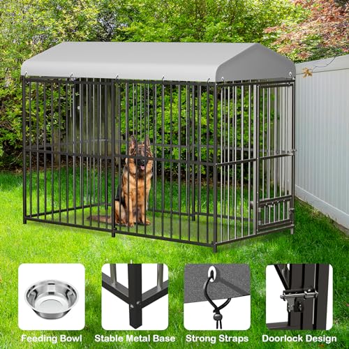 8x4x6 FT Outdoor Dog Kennel