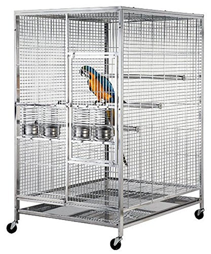 304 Stainless Steel Bird Parrot Macaw Breeder Extra Large Cage