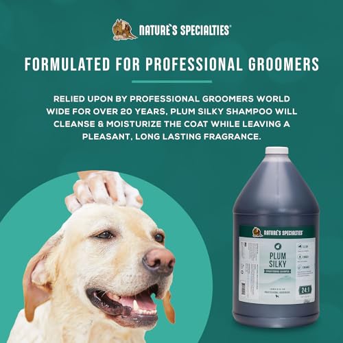 Plum Silky Ultra Concentrated Dog Shampoo Conditioner (1gal)