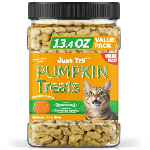 Pumpkin Cat Treats Salmon Flavor (13.4 Ounce (Pack of 1))