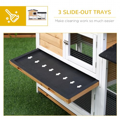 62" Rabbit Hutch (Nature Wood)