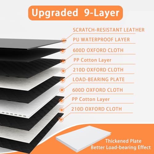 Dog Car Seat Cover Back Seats Protector (For Cars/ Mid-Size SUV/ Small Truck / Black with Hard Bottom)