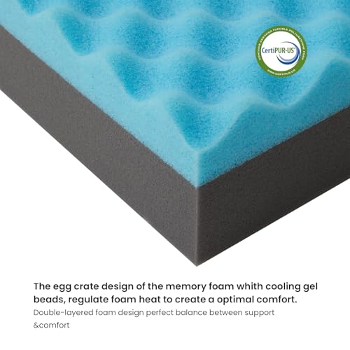 Orthopedic Memory Foam Dog Bed for Large Dogs (Grey / XX-Large: 50" x 34" x 5")