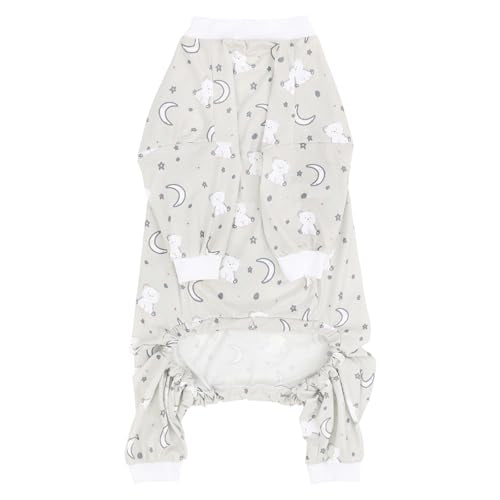 Dog Pajamas One Piece Light Comfy Pjs Pet Costume M (Medium / Goodnight Polar Bears)