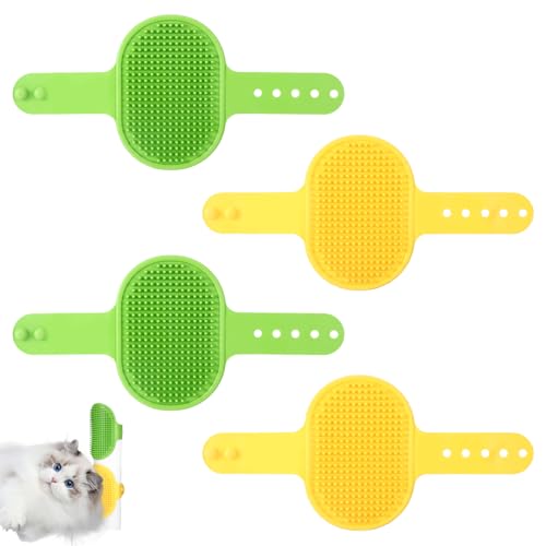 4Pcs Adjustable Cat Self Groomer
