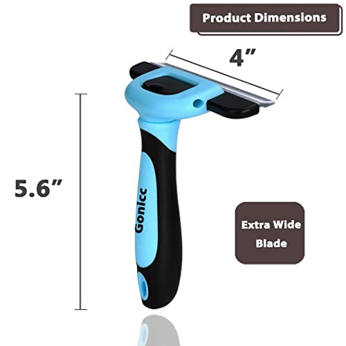 PDT 1001 Professional Pet De Shedding comb Tool Blue (Blue)