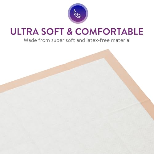 Ultra Absorbency Disposable Underpads Extra Thick 100 Grams Fluff with Polymer XL Size 30 X 36