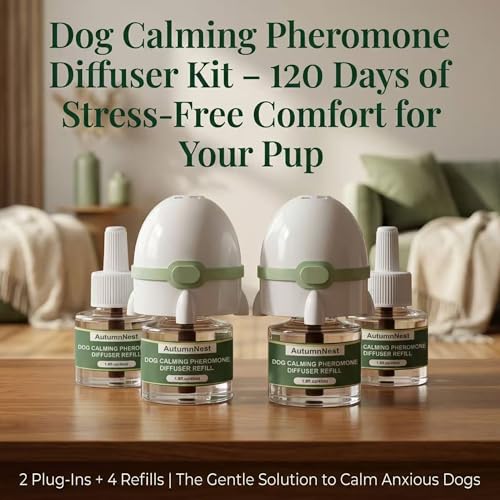 Dog Calming Pheromone Diffuser Kit (6 packs - Rocket Diffuser)