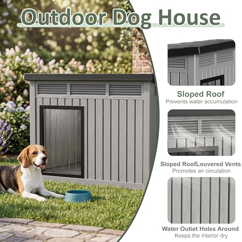 Large Dog House (Classic Grey / 42.87*32.95*31.61)