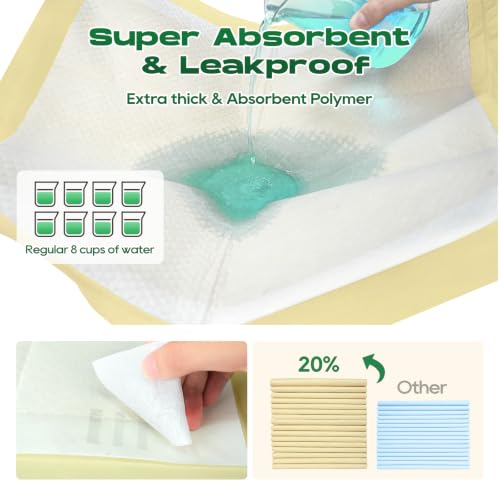 Bamboo Puppy Pads X (28x34 inches (60 Count))