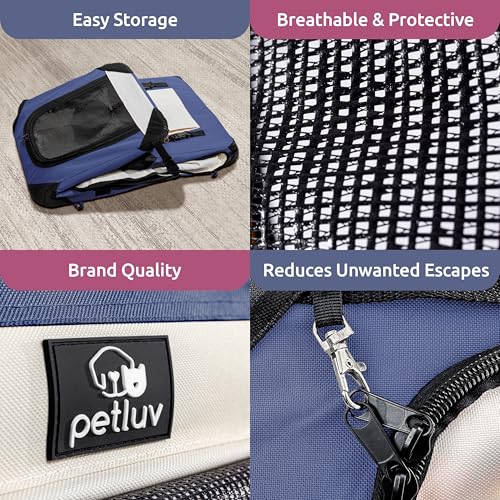 Cat & Dog Carrier (Navy / Medium)
