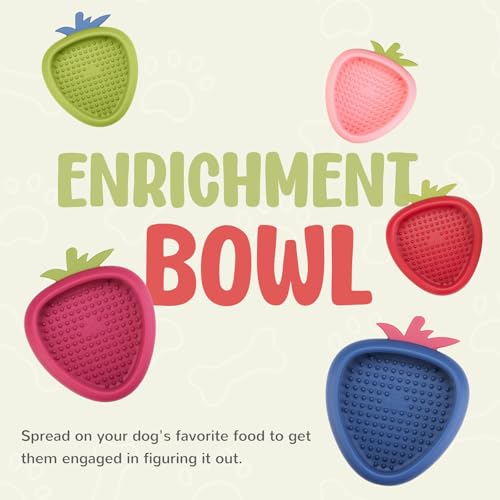 Freeze Dog Lick Bowl (L / B- Dark blue)