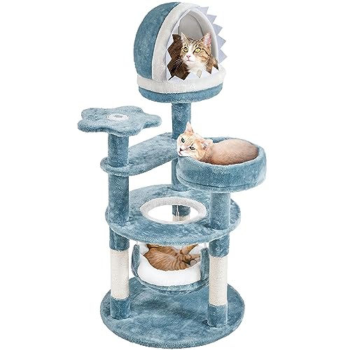 Cute Shark Cat Tree for Kittens