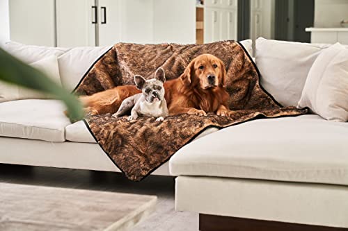 PupProtector Waterproof Throw Blanket (Sable Tan / Large (80" L x 62" W))