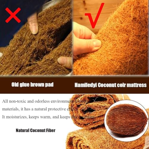 Reptile Carpet 157" Lx16 W Natural Coconut Fiber Tortoise Carpet (1 Pack/157 x 16 Inch)