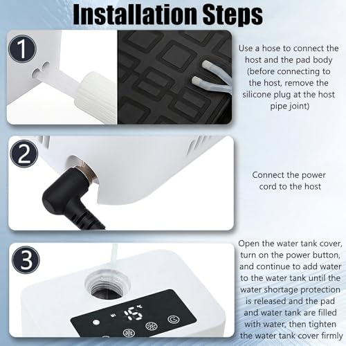 Self Heating Cooling Water Circulation Pad System for Summer and Winter (26)