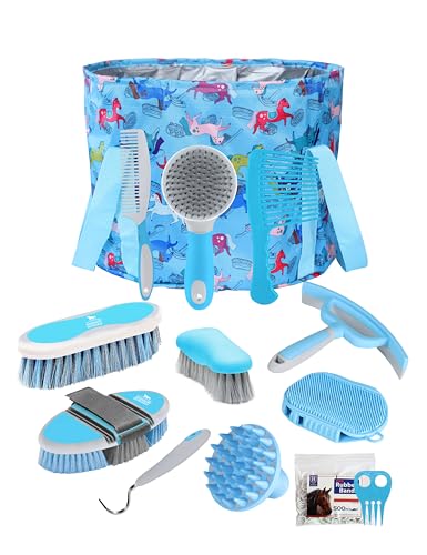 Horse Grooming Kit (Blue)
