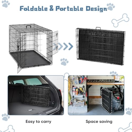 48 Inch Dog Crate (48.0"L x 29.9"W x 48.0"H)