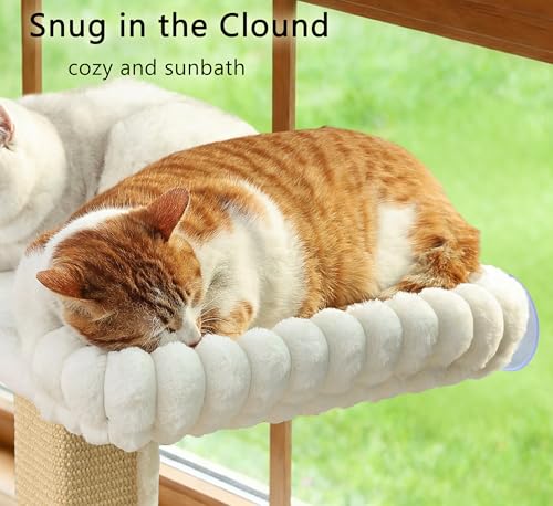 Cat Scratching Post with Large Window Perch (extra-large)