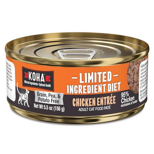 Limited Ingredient Diet Chicken Pate for Cats (5.5 Ounce (Pack of 24))