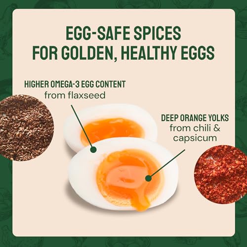 10lb Dried Mealworms with Digestive Spice Mix for Chickens (10 Pound (Pack of 1))