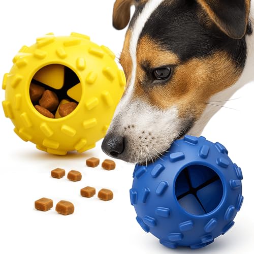 Interactive Dog Chew Toy for Small (Blue Yellow)