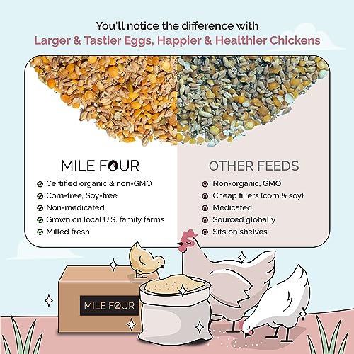 Organic Chicken Feed (Whole Grain / 46 Pound (Pack of 1))