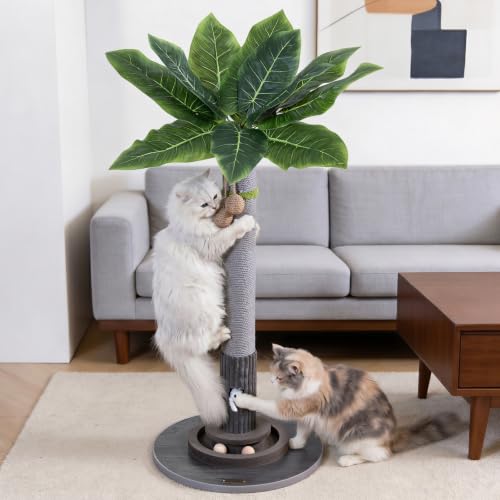35"Cat Scratching Posts (Grey)