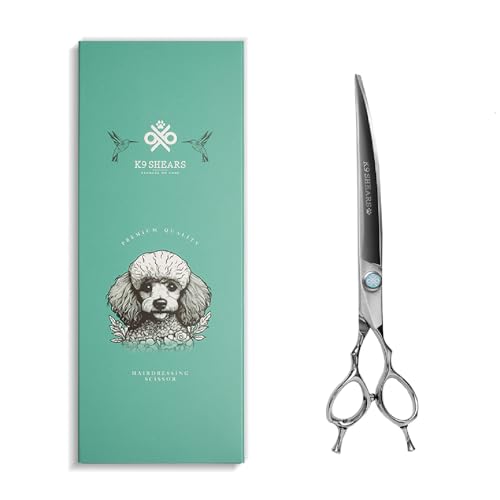 8" Curved Dog Grooming Scissors for Medium & Large Dogs (8" Curved)