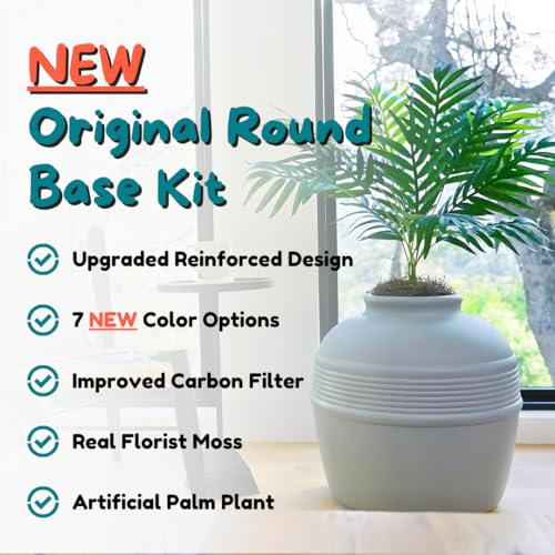 Original Hidden Litter Box Planter (Stone Gray)