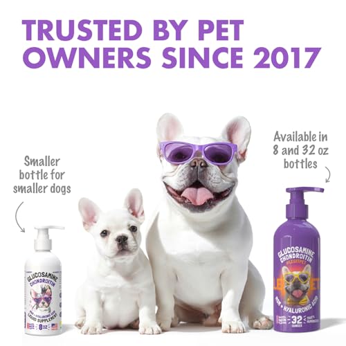Liquid Glucosamine for Dogs Bacon Flavour with Chondroitin (8oz)