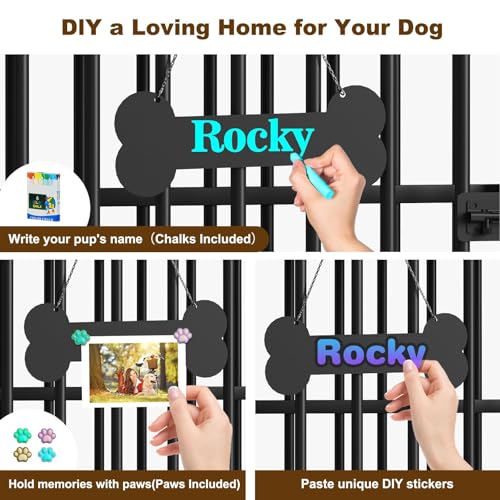 43" Dog Crate Furniture Foldable (Oak Grey / 43.0"L x 27.0"W x 29.2"H)