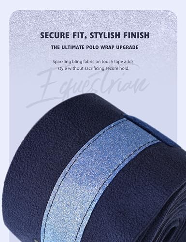 4 Pack Horse Polo Wraps (M / Navy)