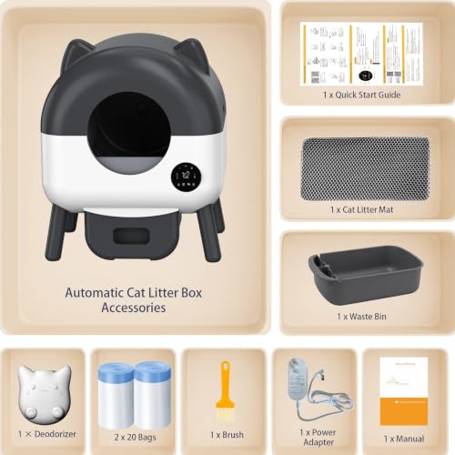 Automatic Self Cleaning Litter Box (dark gray)