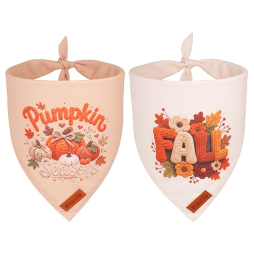 Fall Dog Bandanas (Large / Fall-1)